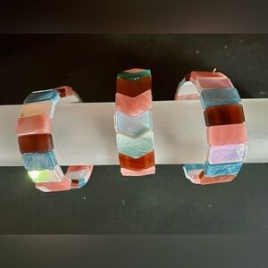 Colorful Chevron Bracelets